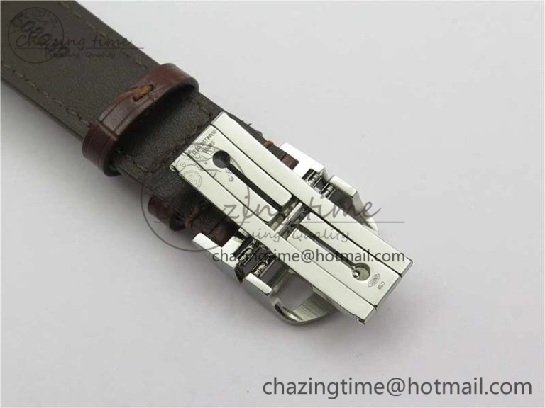 WrinkleFree Portuguese Chrono IW371604 ZF 1:1 Best Edition White Dial on Brown Leather Strap A 7102