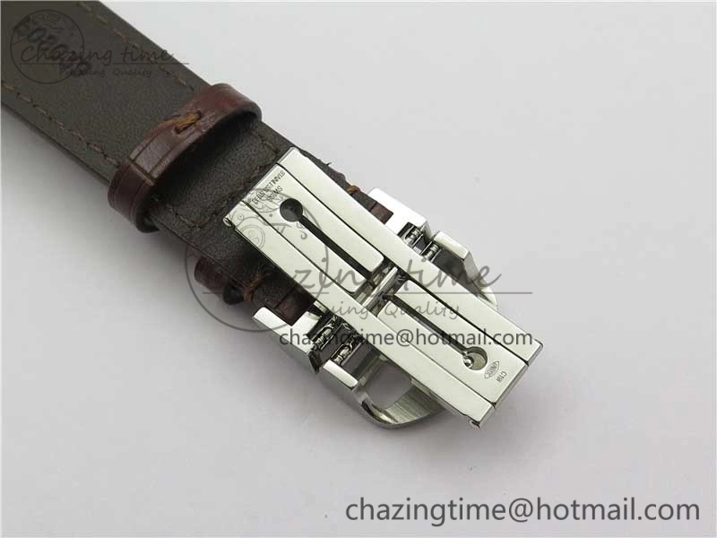 WrinkleFree Portuguese Chrono IW371604 ZF 1:1 Best Edition White Dial on Brown Leather Strap A 7102
