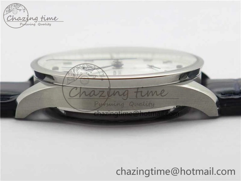 UrbanStyle Portuguese Chrono IW371605 ZF 1:1 Best Edition White Dial on Black Leather Strap A 7101