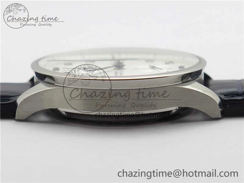 UrbanStyle Portuguese Chrono IW371605 ZF 1:1 Best Edition White Dial on Black Leather Strap A 7101