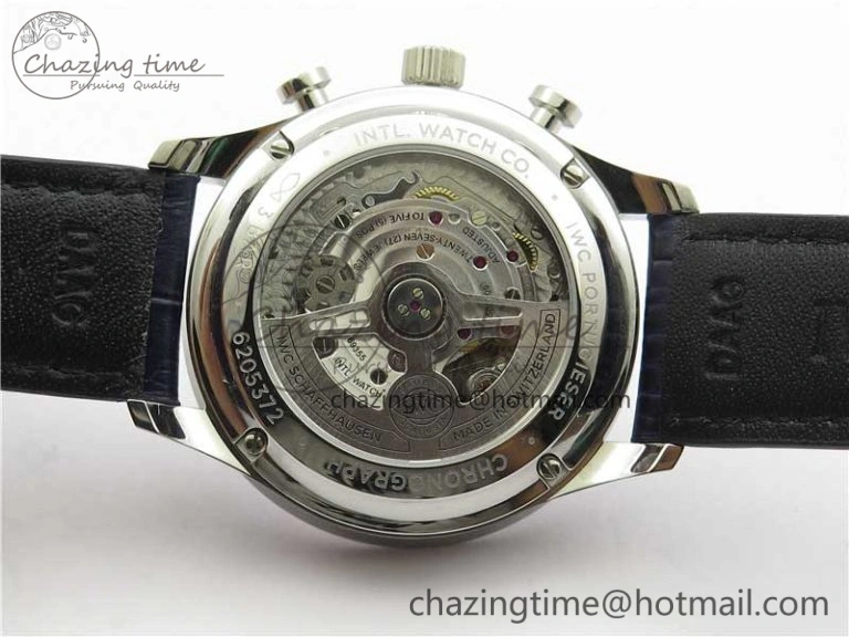 UrbanStyle Portuguese Chrono IW371605 ZF 1:1 Best Edition White Dial on Black Leather Strap A 7101