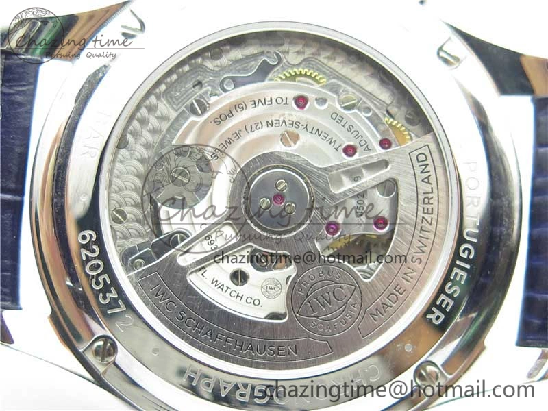 UrbanStyle Portuguese Chrono IW371605 ZF 1:1 Best Edition White Dial on Black Leather Strap A 7101