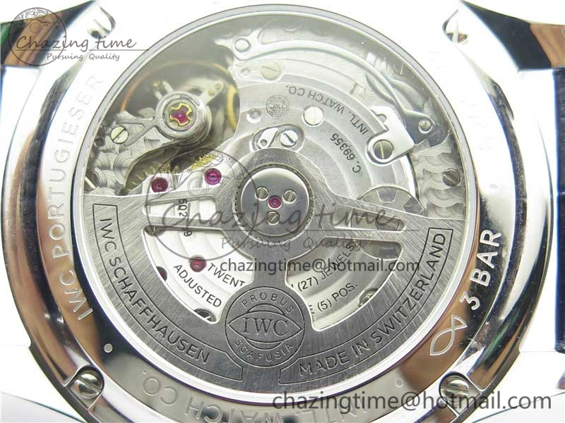 UrbanStyle Portuguese Chrono IW371605 ZF 1:1 Best Edition White Dial on Black Leather Strap A 7101