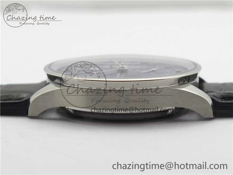 Portuguese Chrono IW371606 ZF 1:1 Best Edition Blue Dial on Black Leather Strap A Snug 7099