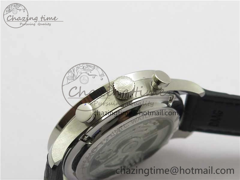 Portuguese Chrono IW371606 ZF 1:1 Best Edition Blue Dial on Black Leather Strap A Snug 7099