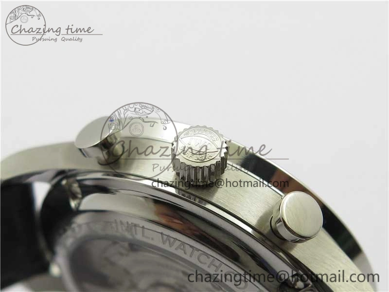 Portuguese Chrono IW371606 ZF 1:1 Best Edition Blue Dial on Black Leather Strap A Snug 7099