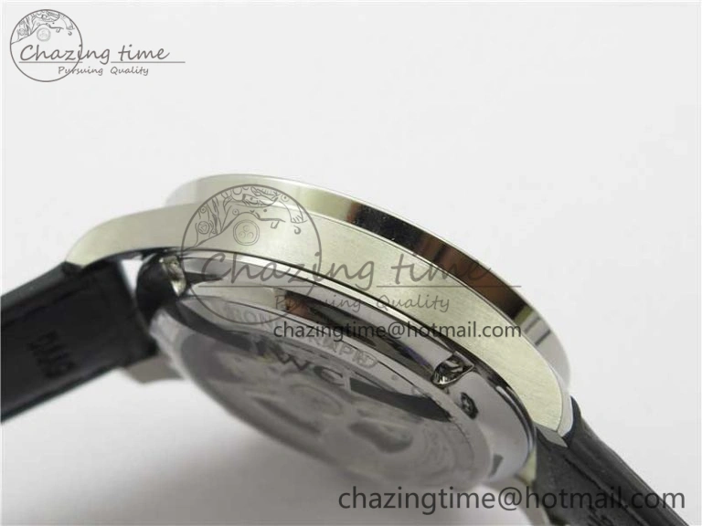 Portuguese Chrono IW371606 ZF 1:1 Best Edition Blue Dial on Black Leather Strap A Snug 7099