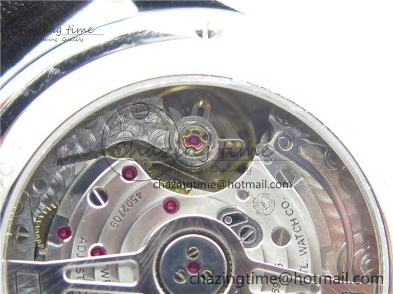 Portuguese Chrono IW371606 ZF 1:1 Best Edition Blue Dial on Black Leather Strap A Snug 7099