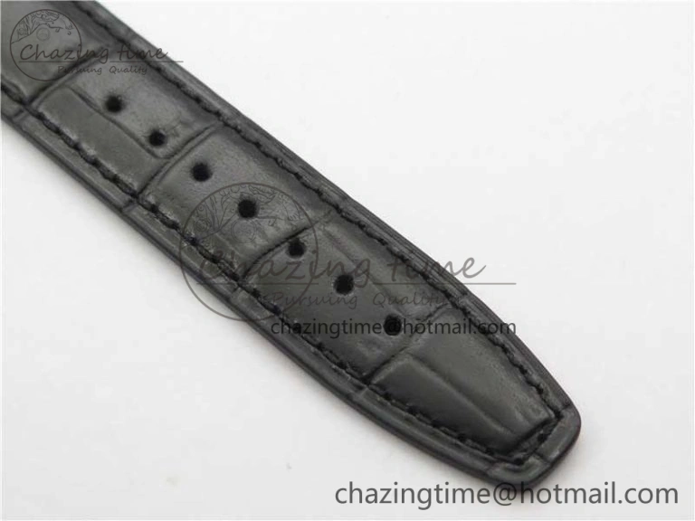 Portuguese Chrono IW371606 ZF 1:1 Best Edition Blue Dial on Black Leather Strap A Snug 7099