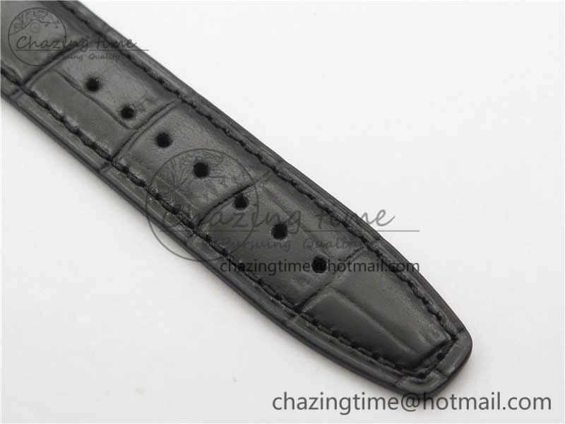 Portuguese Chrono IW371606 ZF 1:1 Best Edition Blue Dial on Black Leather Strap A Snug 7099