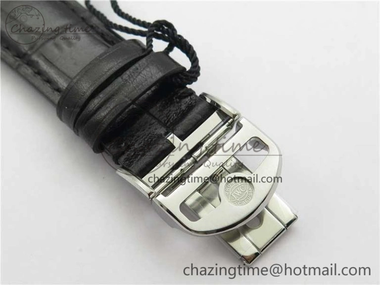 Portuguese Chrono IW371606 ZF 1:1 Best Edition Blue Dial on Black Leather Strap A Snug 7099