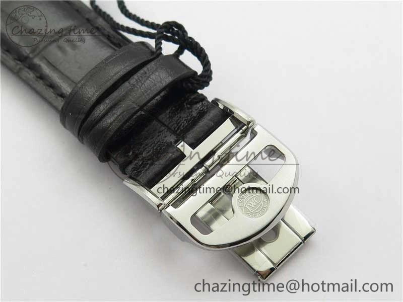 Portuguese Chrono IW371606 ZF 1:1 Best Edition Blue Dial on Black Leather Strap A Snug 7099