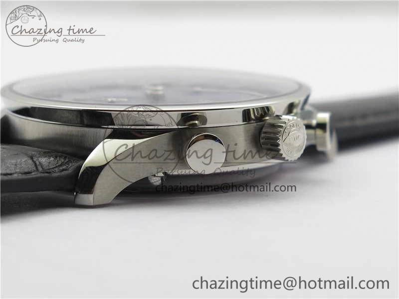 Portuguese Chrono IW371606 ZF 1:1 Best Edition Blue Dial on Black Leather Strap A Snug 7099