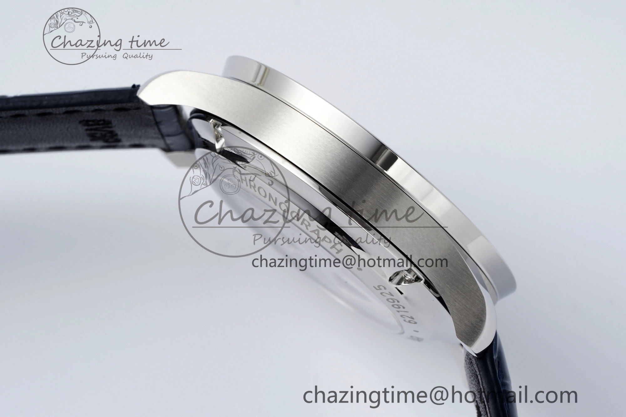 Portuguese Chrono IW371620 APSF 1:1 Best Edition White Blue Dial on Blue Leather Strap A ZeroBulk 7039