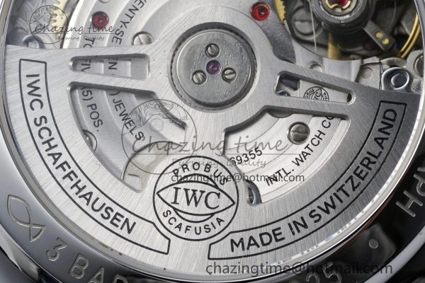 Portuguese Chrono IW371620 APSF 1:1 Best Edition White Blue Dial on Blue Leather Strap A ZeroBulk 7039