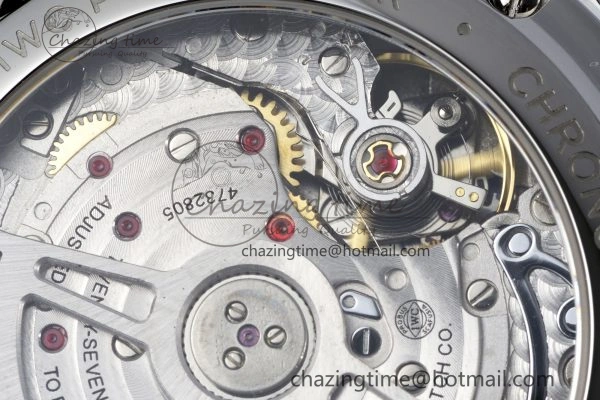 Portuguese Chrono IW371620 APSF 1:1 Best Edition White Blue Dial on Blue Leather Strap A ZeroBulk 7039