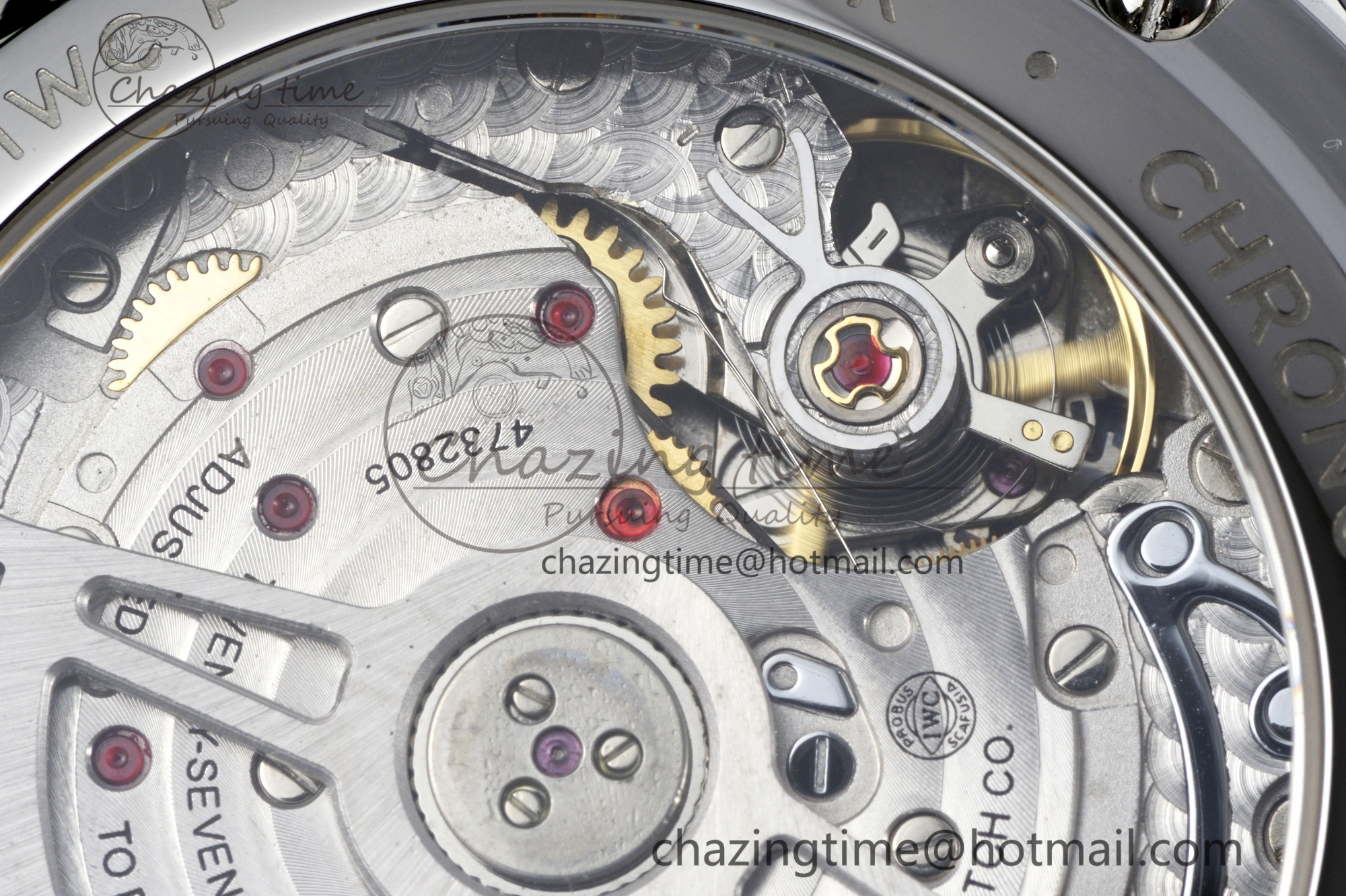 Portuguese Chrono IW371620 APSF 1:1 Best Edition White Blue Dial on Blue Leather Strap A ZeroBulk 7039