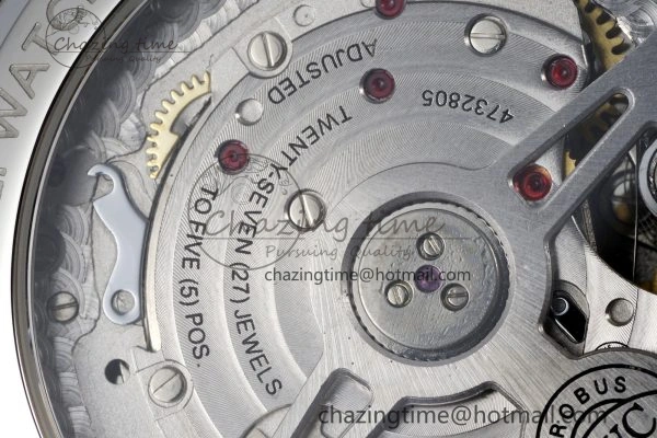 Portuguese Chrono IW371620 APSF 1:1 Best Edition White Blue Dial on Blue Leather Strap A ZeroBulk 7039