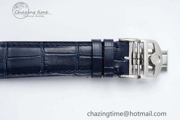 Portuguese Chrono IW371620 APSF 1:1 Best Edition White Blue Dial on Blue Leather Strap A ZeroBulk 7039