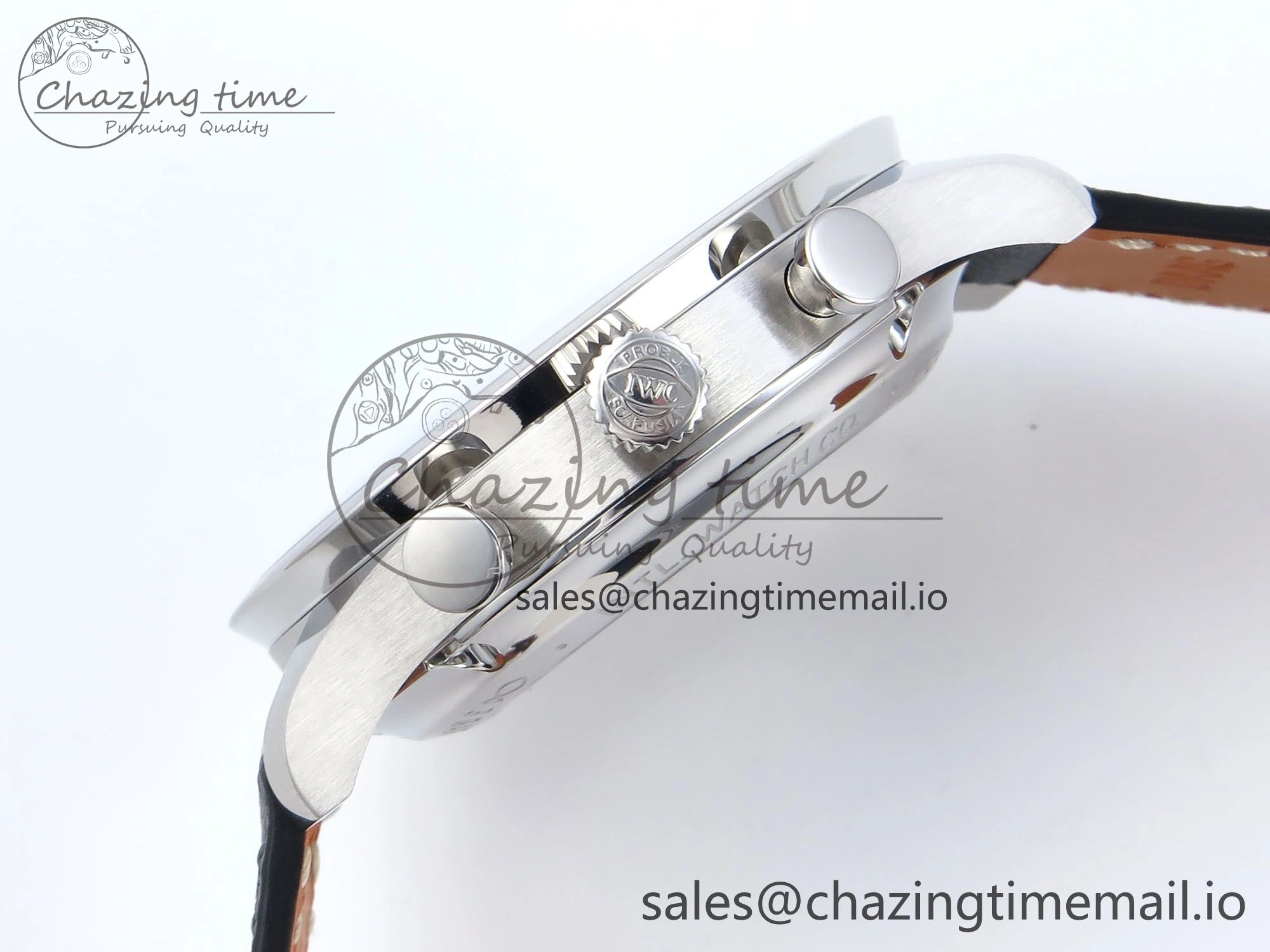 Portuguese Chrono IW371626 ZF 1:1 Best Edition Light Blue Dial on Blue Leather Strap A FashionForward 6998