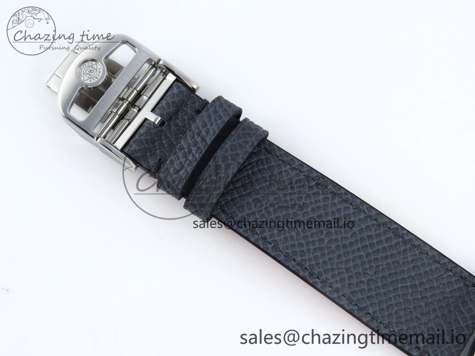 Portuguese Chrono IW371626 ZF 1:1 Best Edition Light Blue Dial on Blue Leather Strap A FashionForward 6998