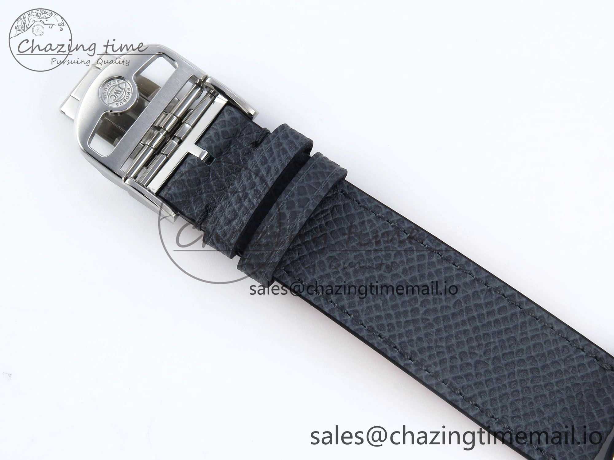 Portuguese Chrono IW371626 ZF 1:1 Best Edition Light Blue Dial on Blue Leather Strap A FashionForward 6998