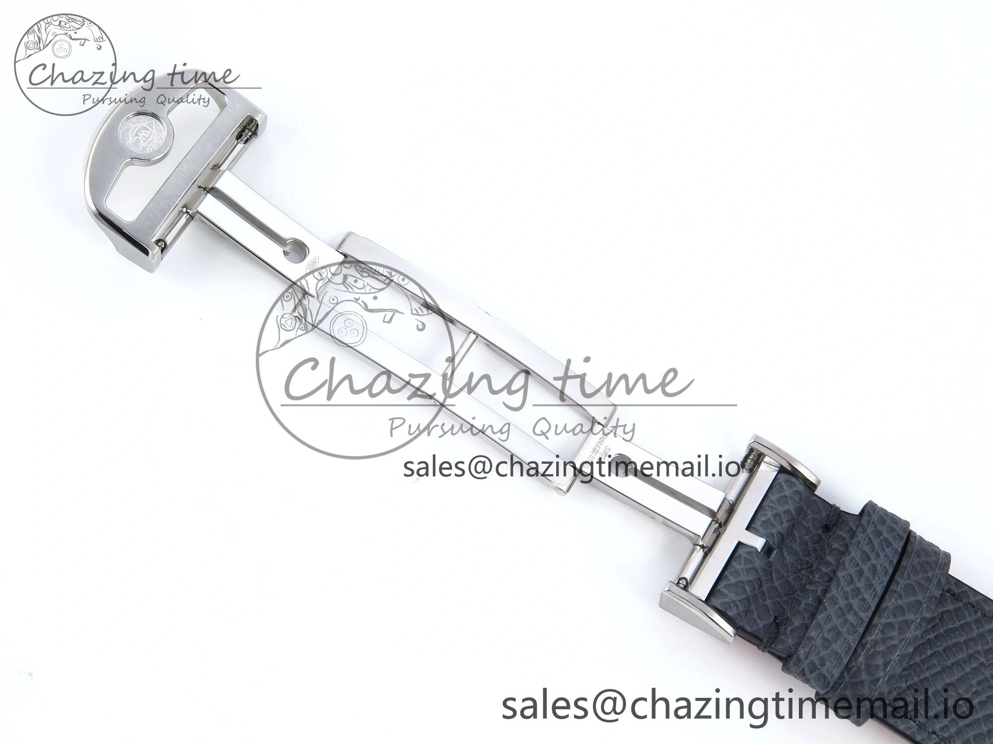 Portuguese Chrono IW371626 ZF 1:1 Best Edition Light Blue Dial on Blue Leather Strap A FashionForward 6998