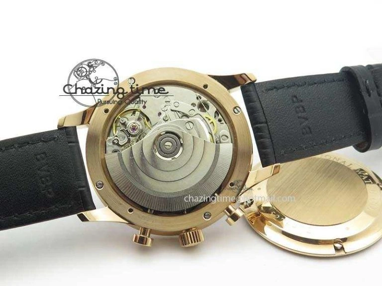 Portuguese Chrono RG IW371415 ZF 1:1 Best Edition Black Dial On Black Leather Strap A79350 (Slim Movement) WaterResistant 7264