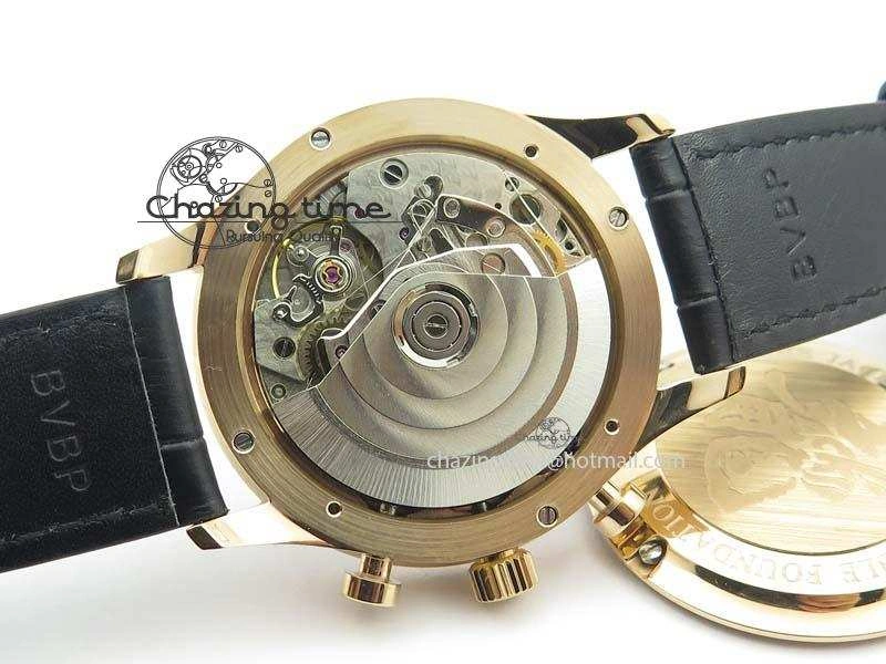 ZipUp Portuguese Chrono RG IW371433 Jackie Chan ZF 1:1 Best Edition Gray Dial On Black Leather Strap A7750 V 7273