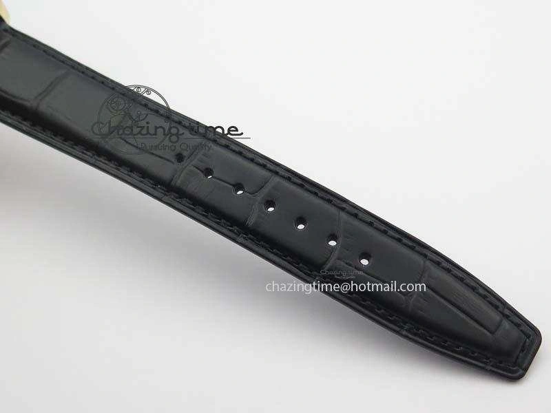 ZipUp Portuguese Chrono RG IW371433 Jackie Chan ZF 1:1 Best Edition Gray Dial On Black Leather Strap A7750 V 7273