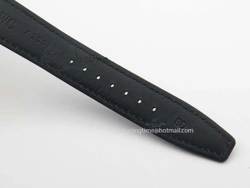 ZipUp Portuguese Chrono RG IW371433 Jackie Chan ZF 1:1 Best Edition Gray Dial On Black Leather Strap A7750 V 7273