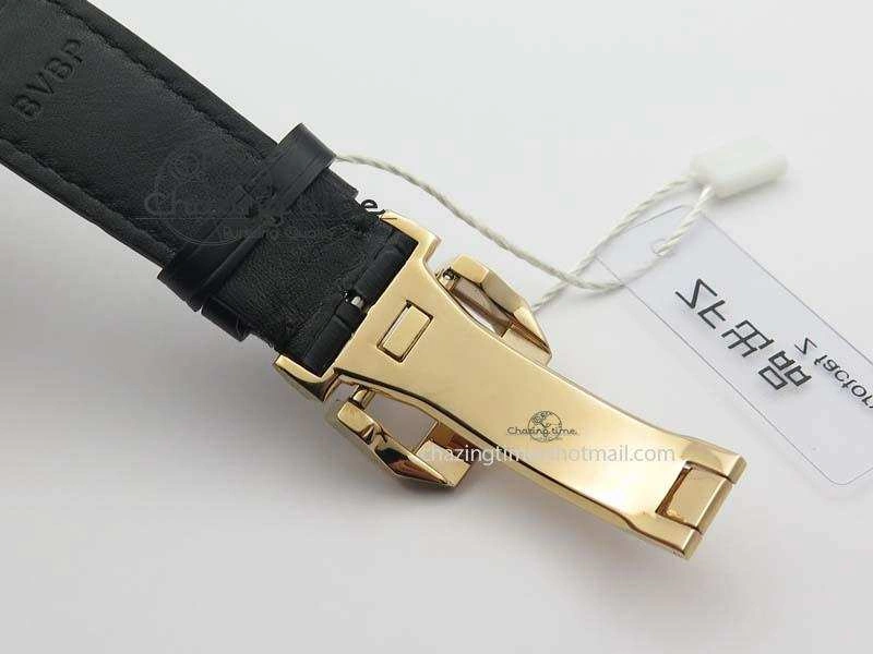 ZipUp Portuguese Chrono RG IW371433 Jackie Chan ZF 1:1 Best Edition Gray Dial On Black Leather Strap A7750 V 7273