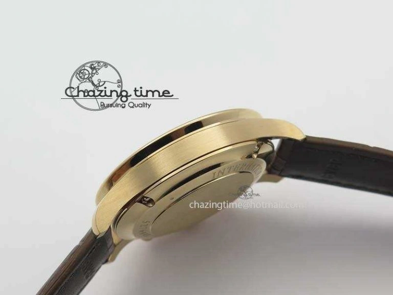 Portuguese Chrono RG IW371480 ZF 1:1 Best Edition White Dial On Brown Leather Strap A7750 V StreetReady 7266