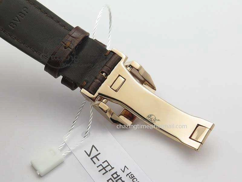 Portuguese Chrono RG IW371480 ZF 1:1 Best Edition White Dial On Brown Leather Strap A7750 V StreetReady 7266