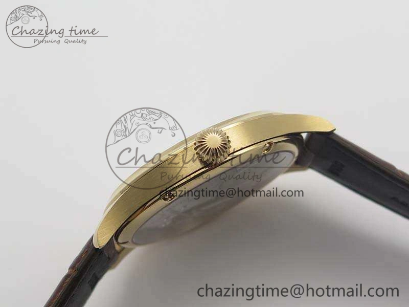 Portuguese Fa Jones IW544201 RG GSF 1:1 Best Edition White Dial On Leather Strap HighPerformance 7228