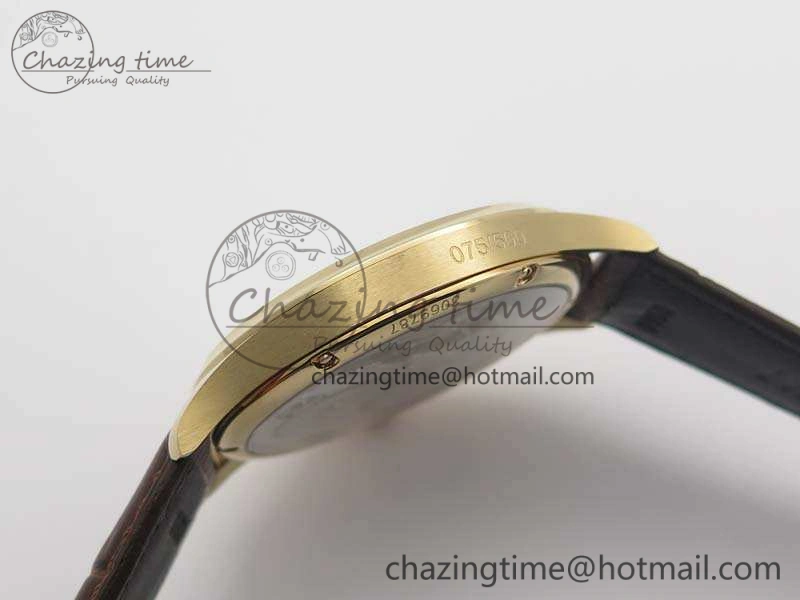 Portuguese Fa Jones IW544201 RG GSF 1:1 Best Edition White Dial On Leather Strap HighPerformance 7228