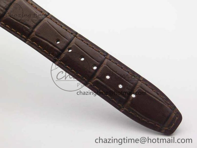 Portuguese Fa Jones IW544201 RG GSF 1:1 Best Edition White Dial On Leather Strap HighPerformance 7228