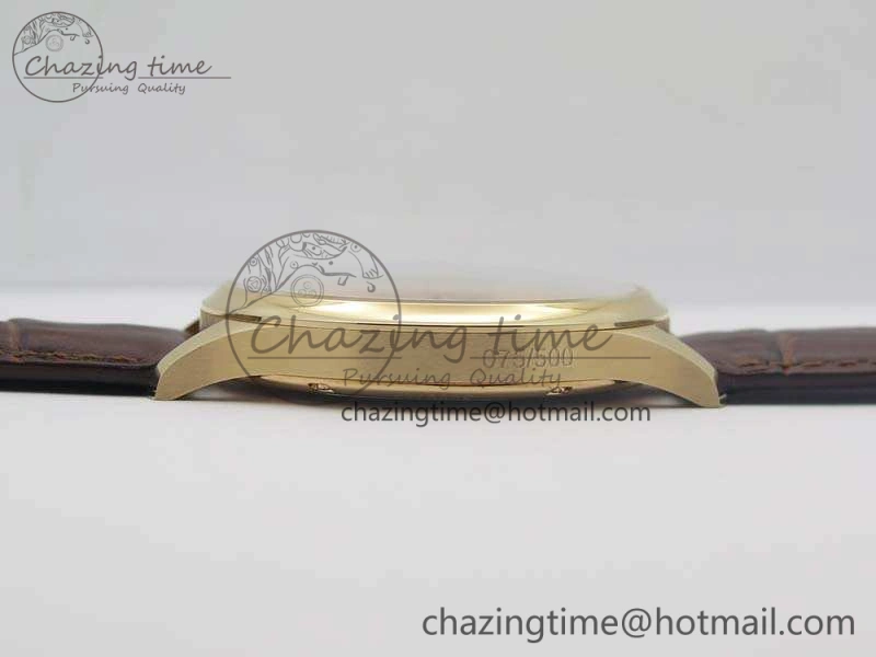 Portuguese Fa Jones IW544201 RG GSF 1:1 Best Edition White Dial On Leather Strap HighPerformance 7228