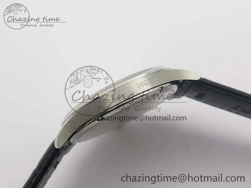 Portuguese Fa Jones IW544202 SS GSF 1:1 Best Edition White Dial On Leather Strap Functional 7229
