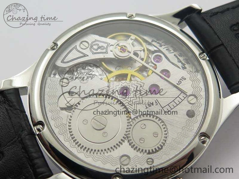 Portuguese Fa Jones IW544202 SS GSF 1:1 Best Edition White Dial On Leather Strap Functional 7229