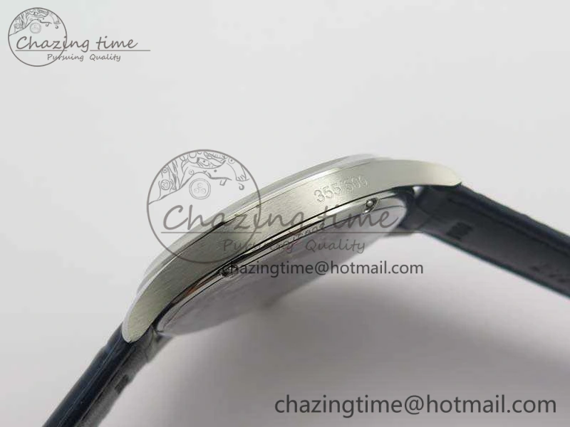 Portuguese Fa Jones IW544203 SS GSF 1:1 Best Edition White Dial On Leather Strap Casual 7235