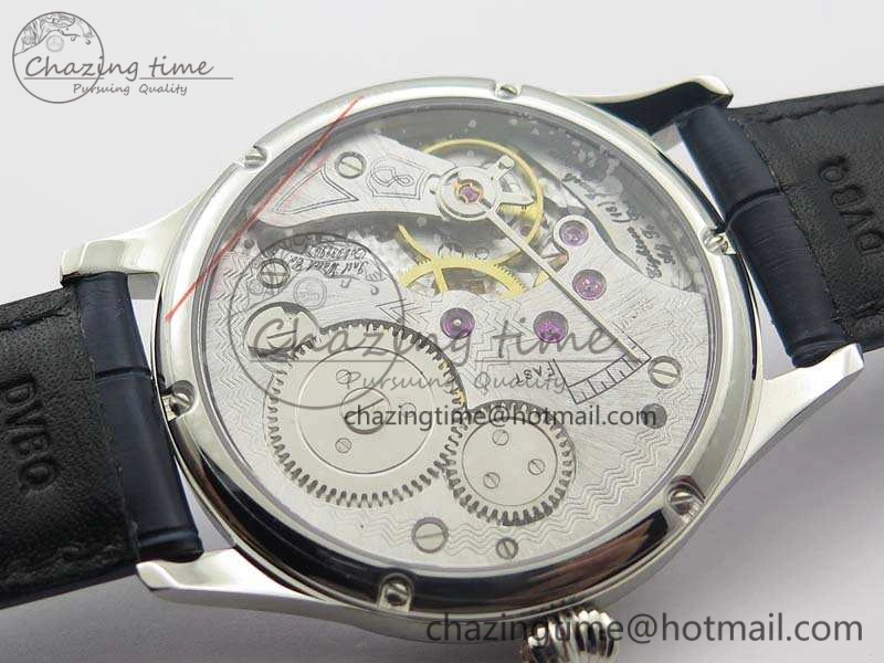 Portuguese Fa Jones IW544203 SS GSF 1:1 Best Edition White Dial On Leather Strap Casual 7235