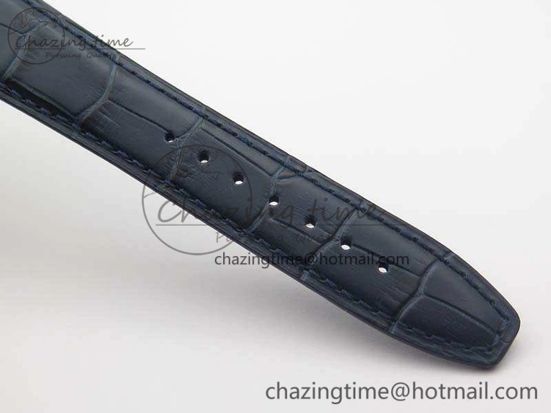 Portuguese Fa Jones IW544203 SS GSF 1:1 Best Edition White Dial On Leather Strap Casual 7235