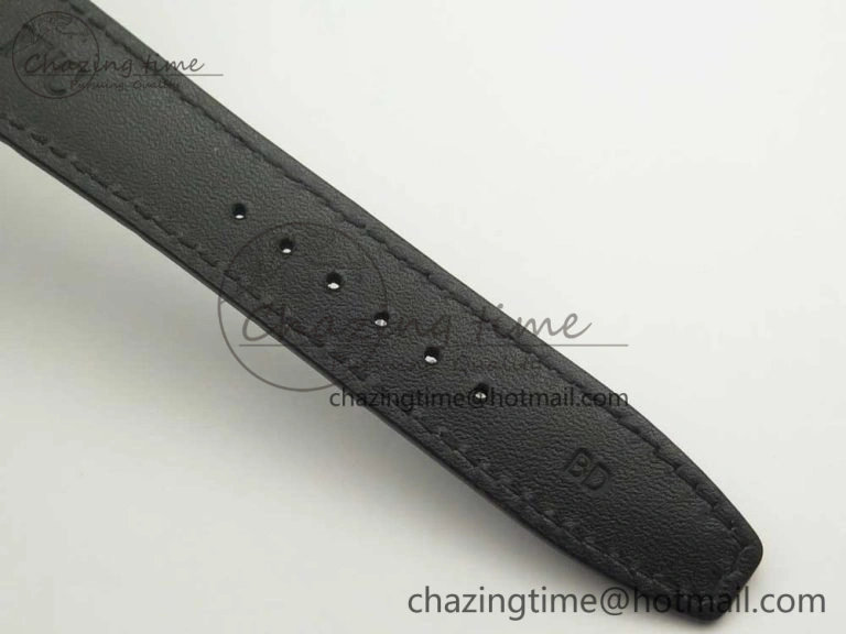 Portuguese Flying Tourbillon SS Gray Dial 2 Sub Dials on Black Leather Strap ComfortFit 7159