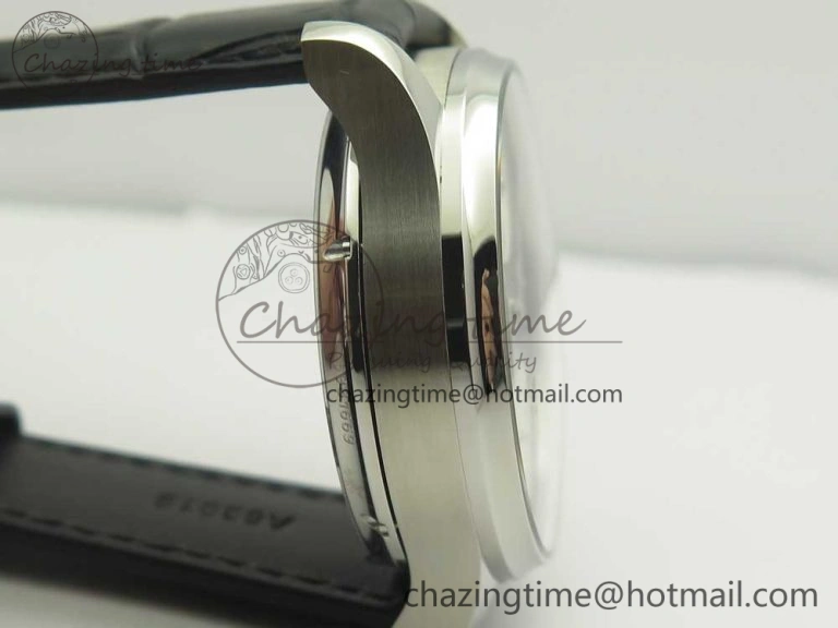Portuguese Flying Tourbillon SS Gray Dial 2 Sub Dials on Black Leather Strap ComfortFit 7159