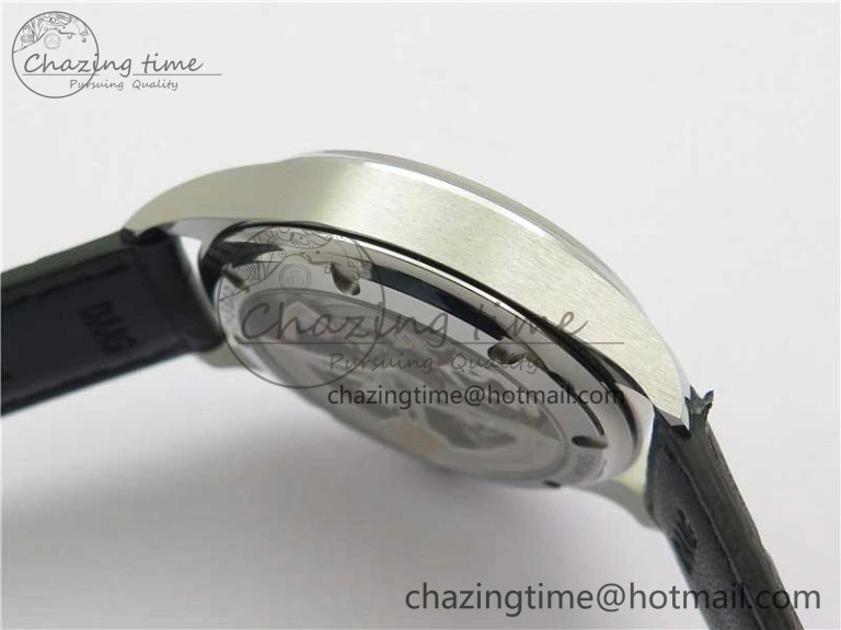 Portuguese IW358304 ZF 1:1 Best Edition SS Blue Dial on Leather Strap A TravelReady 7078