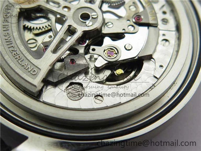 Portuguese IW358304 ZF 1:1 Best Edition SS Blue Dial on Leather Strap A TravelReady 7078