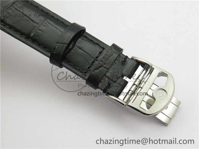 Portuguese IW358304 ZF 1:1 Best Edition SS Blue Dial on Leather Strap A TravelReady 7078