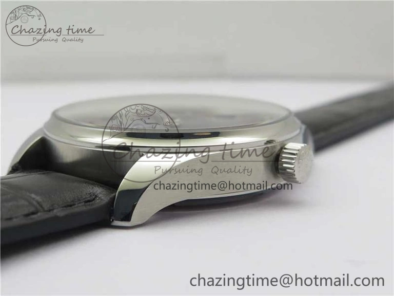 Portuguese IW358304 ZF 1:1 Best Edition SS Blue Dial on Leather Strap A TravelReady 7078