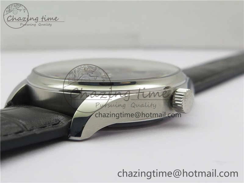 Portuguese IW358304 ZF 1:1 Best Edition SS Blue Dial on Leather Strap A TravelReady 7078